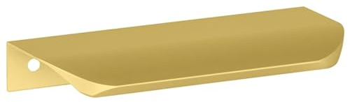AMIX UA02-320 Möbelgriff Gold Matt, 320 mm Aluminiumgriff, Verdeckte Kantenmontage, Elegant und Modern, Griff für Küche Möbel