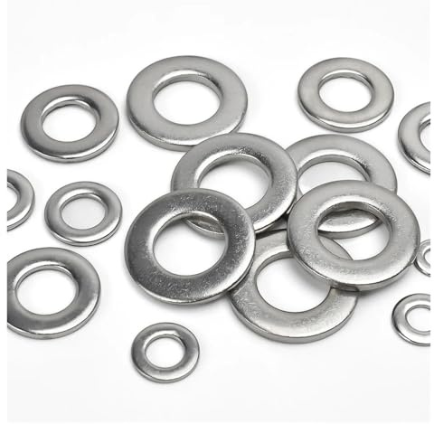 Arandelas de ajuste planas más anchas de acero inoxidable 304, espaciador M1.6-M42(M2x5x0.3 (500pcs))