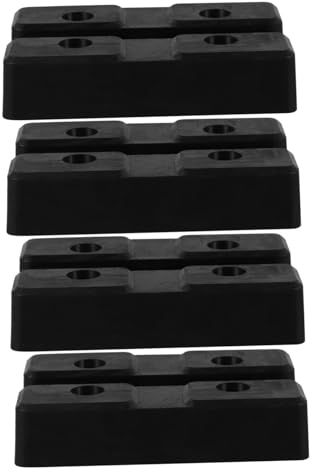 Cabilock 4pcs Rubber Jack Pads for Car Lift Platforms Floor Jack Stabilizer Pads Compatible with Two-post Car Lifts for Automotive Repair and Trailer Use