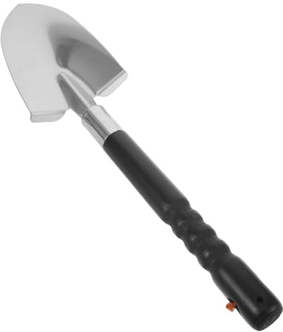CIYODO Pelle à Cendres en Acier Inoxydable Manche Long Pelle à Charbon pour Cheminée et Poêle à Bois Outil de Nettoyage pour Foyer Barbecue et Jardin Accessoire Résistant et Ergonomique