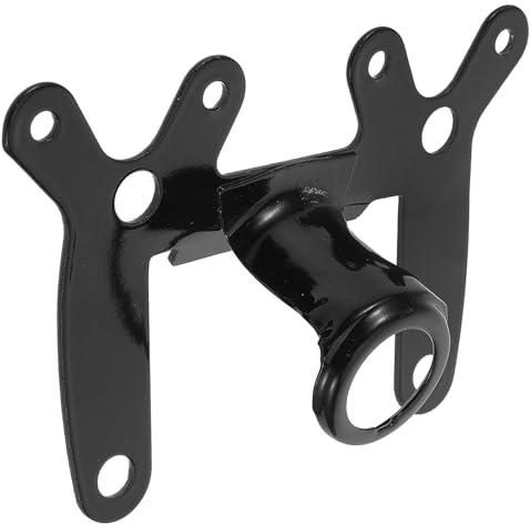 NUOBESTY Motorcycle Volt Meter Mounting Bracket Retro Style Speedometer Holder Black Universal Motorcycle Supply Suitable for Motorbike Instrument Accessories