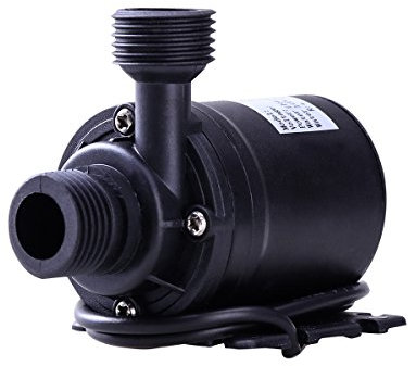 UEETEK DC 12V Pompe à eau submersible sans balai 800L / H 5M pour système de circulation d'eau de système de circulation solaire de la piscine Fontaine