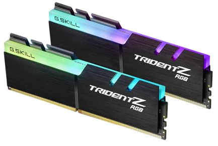 G.SKILL Trident Z RGB Series DDR4 RAM (XMP) 64GB (2x32GB) 3600MT/s CL18-22-22-42 1.35V Intel AMD Desktop Computer Memory U-DIMM (F4-3600C18D-64GTZR)