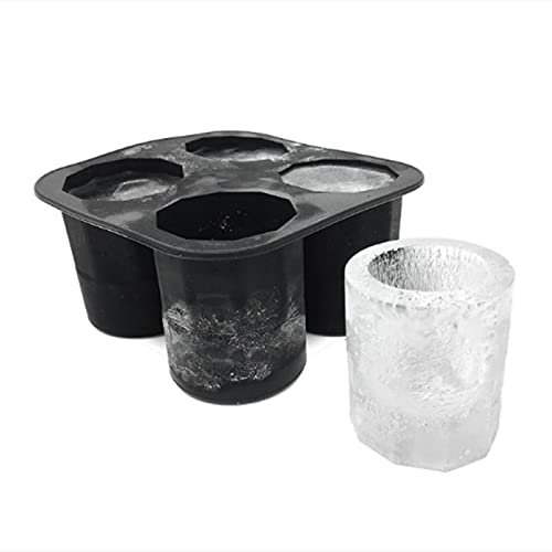 AllForYou Ice Cube Tray Mold Makes Shot Glasses Ice Mould Novelty Gifts Ice Tray Summer Drinking Tool Ice Shot Glass Whiskey Cocktail Cold