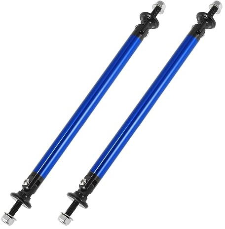 X AUTOHAUX 2 Piezas 150mm 5.91 Ajustable Coche Parachoques Divisor Soporte Varilla Azul