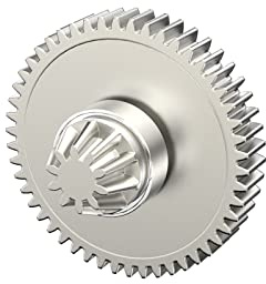 HYPER GO 16401Y 1:14 1:16 Scale RC Car Upgrade Accessories Powder Metallurgy Spur Gear with Pinion Gear, Upgrade Spare Parts RC Vehicle Gear for HYPER GO All 1/14 1/16 Scale