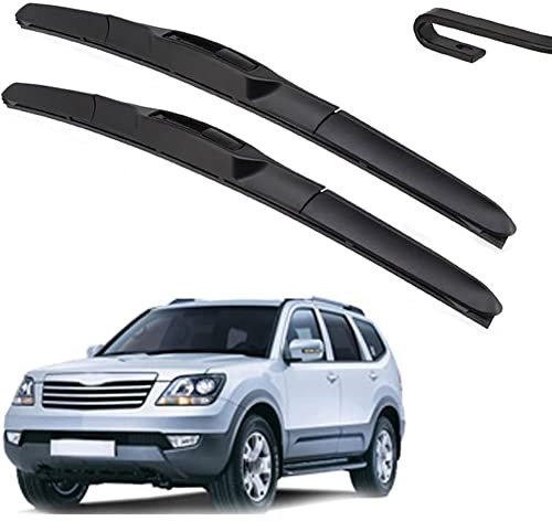 NINAI Car Front Windshield Wiper Blades for Kia Mohave 2009-2016, Windscreen Wiper Blades Wiper Arm Brushes Cutter Window Wiper Wipers Accessories