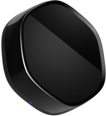 Docooler Contrôleur de maison intelligente IR/RF, pont Wi-Fi universel pour télécommande infrarouge, domotique, commande vocale, contrôleur infrarouge RF 2 en 1 compatible avec Alexa Google Assistant
