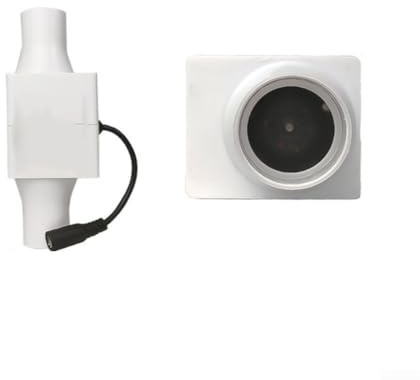 Extractor silencioso de 12 V para ventilación de conductos en línea para baños que ofrece gestión de aire de calefacción y refrigeración (25 mm)