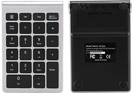 Dilwe Tastierino Numerico, Tastierino Numerico Wireless, Tastiera Portatile a 22 Tasti, Design Ergonomico per Utenti Laptop (#1)