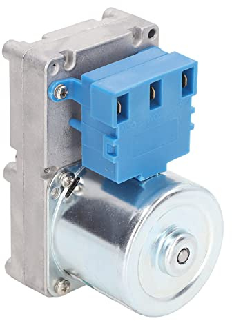 AMONIDA Motore di Alimentazione della Coclea Forte conduttività per Stufa a Pellet, Motore della Coclea di Pellet di Legno per Caminetto Elettrico, in Lega di Alluminio AC220V per PHC90 Cast, PP60,