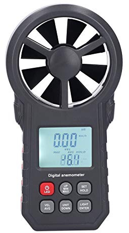 Ycauty Anemometro Digitale Bluetooth Tester Portatile di velocità del di Alta qualità per gli Appassionati di attività All'aperto