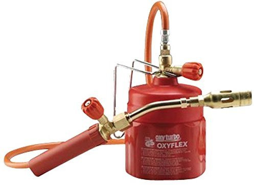 KIT SALDATORE MOBILE PROFESSIONALE CANNELLO GAS BUTANO OXYFLEX MADE IN ITALI OXYTURBO SALDATURA MONO GAS PER PICCOLI LAVORI DI SALDATURA DOLCE E FORTE, RISCALDO, SCONGELAMENTO,SVERNICIATURA