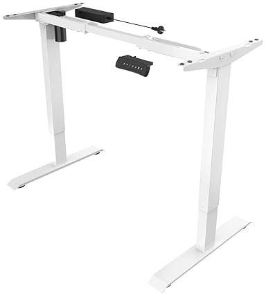 Jet-Line® | Schreibtischgestell | Ergonomisch | Büro | Schreibtisch Höhenverstellbar | Tischgestell | Unterteil | weiß | Aurelio | 3 Fach Memory Funktion | Home Office | Elektrisch