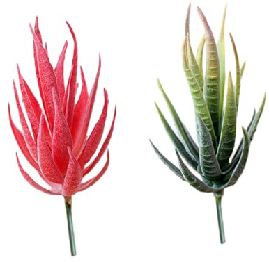 ABOOFAN Simulated Aloe Vera Plant Set of 4 4.72 Inch Artificial Succulent Indoor Home Office Wedding Decoration Photography Props
