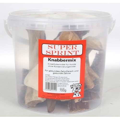 700 g Super Sprint Mix per cani, cibo per cani, dolcetti per carne secca, ecc.