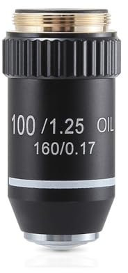Mikroskop 195 Achromatisches Objektiv 100X Mikroskop-Objektiv RMS 20,2 mm Optisches Ziel Teile