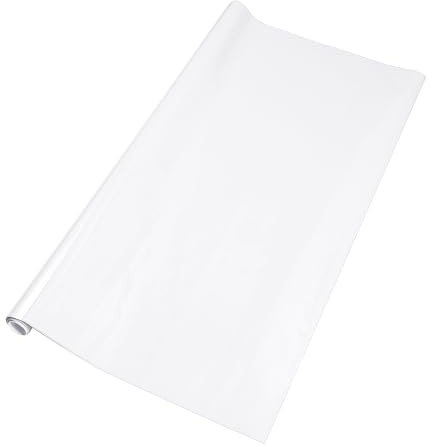 TUCKBOLD Vit skyddande bilfilm 0,8 m x 152 cm yttre interiör vinylhölje 5,5 mil 1 st PVC universal