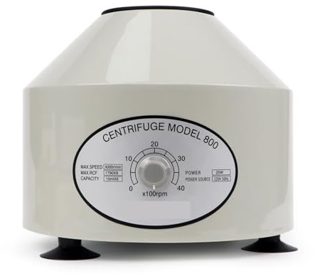 Centrifuga Centrifuga elettrica da laboratorio 4000 giri/min 6 * 10 ml plasma siero PRP PRF macchina separata timer bassa velocità per la ricerca scientifica in laboratorio e nelle scuole(800)