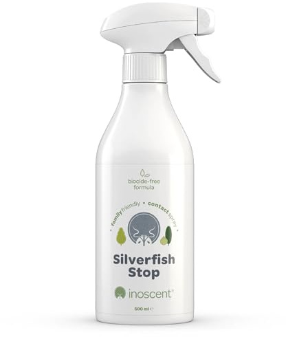 Inoscent® Stop Pececillos de Plata 500ml – Spray de Acción Mecánica por Contacto | Fórmula de Base Acuosa Sin Olores | Especial para Cocinas y Armarios
