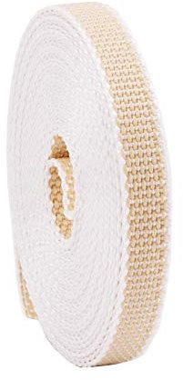 Cinghia per tapparelle, 14/15 mm, colore beige, 6 m, Made in Germany, cinghia per tapparelle e persiane, mini cinghia per tapparelle, resistente allo strappo e allo strappo