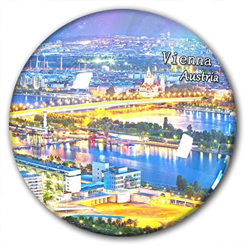 Österreich Wien Kühlschrankmagnet Kühlschrankaufkleber Deko Magnet Reise Souvenir Kristallglas