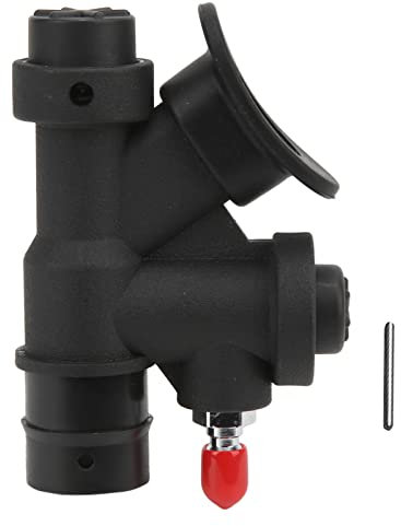 Astibym Tauch-Inflatorventil, K-förmiges 45-Grad-Oral-Power-Inflator-Entlastungsventil Tauchen BCD-Power-Inflator für Standard-1-Zoll-Schlauch