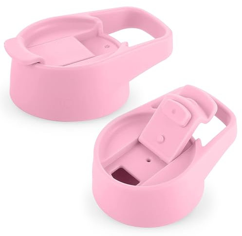 IRON °FLASK Flip Lid for Wide Mouth Insulated Sports Water Bottles, Wide Mouth, BPA Free, 2 Lids, (Rose)