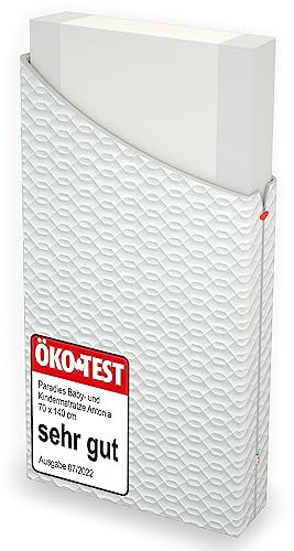 PARADIES Antonia, Öko Test sehr gut Ausgabe 07/2022, Babymatratze 70x140 cm mit seitlicher Trittkante, Oeko Tex 100, Klasse 1