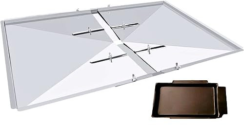Quickflame Replacement Grease Tray Set for BBQ Grill Models from Nexgrill, Dyna Glo, Expert Grill and Others (27 to 30 inches Wide) (GT30QFN)