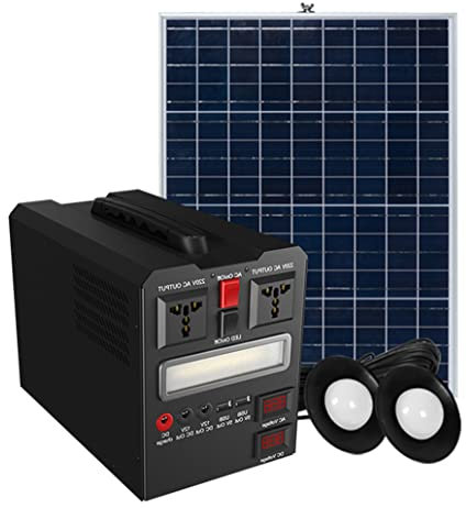 Generatore Solare Centrale elettrica Portatile 500 Wh con Pannello Solare da 90 W sul Balcone, Stazione energetica Portatile per casa, Campeggio, Camper e Emergenza