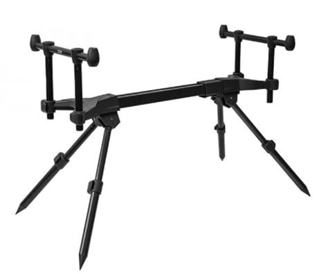 Delphin Bronx 2G Stalx Rod Pod schwarz Rutenauflage British Style
