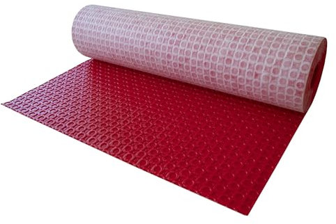 GURU USA G-Flex Membrana de desacoplamiento, membrana impermeable para barrera de vapor de azulejos, membrana impermeabilizante para suelos de ducha y baño, rollo de 1 x 14 m