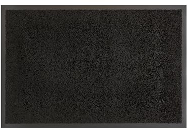 andiamo Fußmatte Verdi - rutschfeste Schmutzfangmatte innen für den Eingangsbereich - ideal als Türmatte oder Fußabtreter für die Haustür 90 x 150 in Schwarz