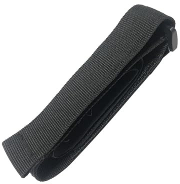 MVTEK MTB-Kamerahalterung für Fahrradrahmen, Schläuche, Werkzeugset für Fahrrad, Gurtband aus Polypropylen, 45 x 3 cm, mit Klettverschluss, Unisex, 30 g, Tube Strap, schwarz.