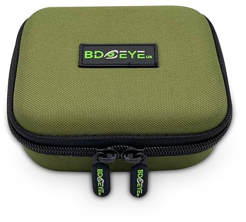 BD EYE UK fiskeväska enkel axel hav fiskeutrustning väskor tackel förvaring karp fiske kamouflage utomhus handbagage låda vandring resa pack liten, grön, fiskeväska
