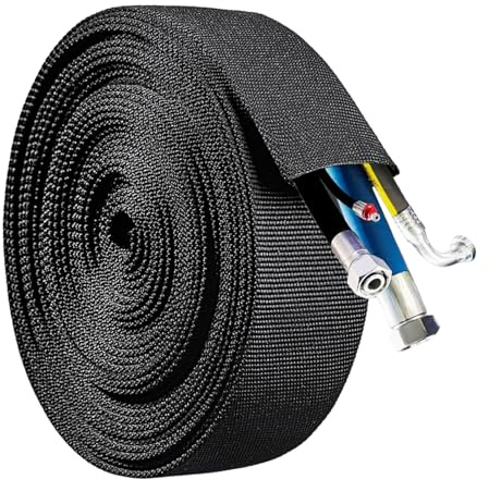 Gollier de tuyau hydraulique, protection contre le tuyau en nylon, couvercle de pellicule à manches de câble flexible pour le tuyaus hydraulique de la torche Tig Tig