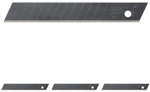 OLFA FWB-10 - Pack de 10 cuchillas troceables 12,5 mm Ultra-Flexible negras (Pack of 4)