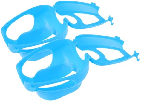 FELTECHELECTR Soporte para Alimentación y Medicación Paquete de 2 Piezas Diseño Hueco y Estructura Resistente, Fácil de Instalar y Usar, Incluye Collar para Inyección de Aves de Plástico