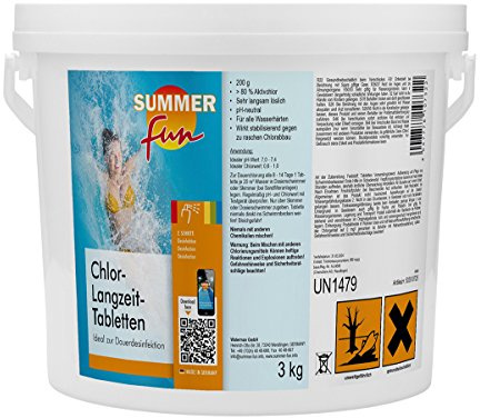Summer Fun Chlor-Langzeit Tabletten 200 g 3 kg