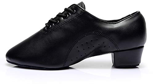 HROYL Scarpe da Ballo Pratica Donna/Bambino/Uomo Professionali per Latino Salsa Caraibico Jazz Danza,238-Nero 28 EU