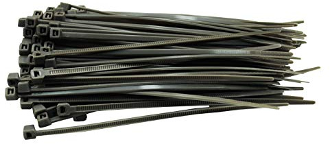 1000 Stück Kabelbinder grau 100 mm x 2,5 mm Handwerker Qualität cable ties kurz 8,1kg Zugkraft