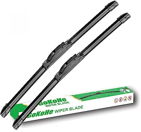 GoKoHe 21 + 20 Windshield Wiper Blades For Honda CR-V 2002-2006 Dodge Dakota 2001-2010 Chrysler PT Cruiser 2001-2010 Volvo S40 V40 2000-2004 Set of 2 front windscreen wiper