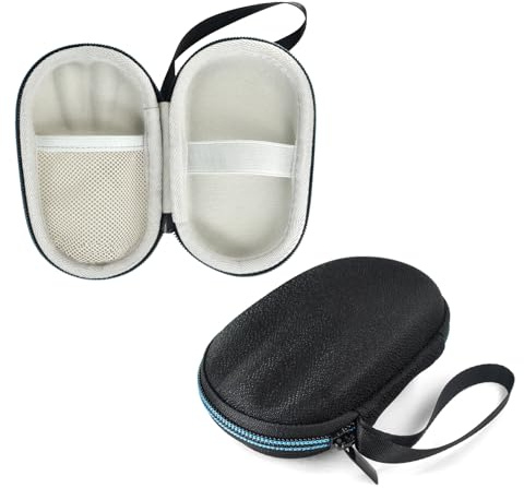 Hard Travel Carrying Case Fit for Logitech M170 M185 M220 M221 Wireless Trackball Computer Mouse Storage Case (Black)
