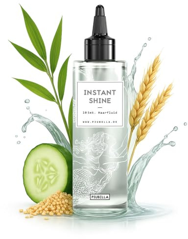 Piubella INSTANT SHINE för skadat och skadat hår, 10 sekunder. Smoothing vatten, anti-hårbrott serum 200 ml