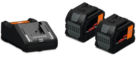 FEIN Akku-Starter-Set ProCORE 18 V 12.0 Ah AS- 2 ProCORE Li-Ionen Akkus mit Highpower-Zellen mit Ladegerät GAL 18V-160. Für alle Akku-Packs mit AMPShare oder Bosch Professional 18 V Akku-Schnittstelle