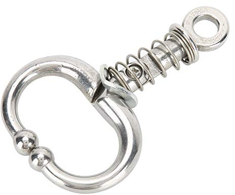 Akozon Frühling Typ Bull, Rinder Nase Ring Typ Nase Kuh Zangen und Tierische Produkte Tiere Ausrüstung ZubehörFrühling (Federbelasteter Bullnasenring)