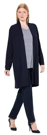 Ulla Popken Femme Veste Marine foncé 50+