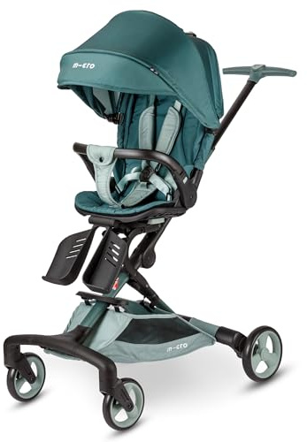 Micro, Lightweight Stroller 360, Newborn to 3 Years | Foldable & Compact, Baby High Chair Function, All-Weather Canopy, Waterproof & UPF 50+ Protection