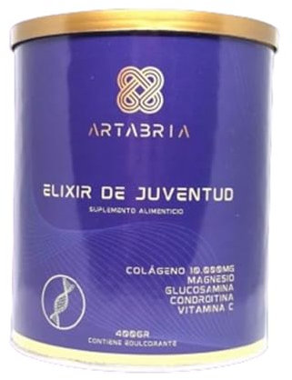 Colageno Artabria en Polvo Con Magnesio Y Vitamina C, Cuidado de la Piel, Cabello Y Uñas. Piel Luminosa y con Menos Arrugas, 400gr. Pack Hipnotik Casuality